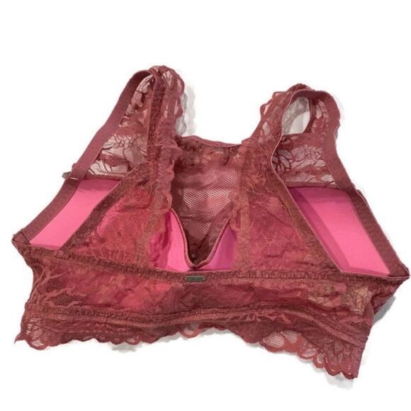 Victoria’s Secret Pink Push up Padded High Neck underwire mesh lace bralette - Picture 5 of 5